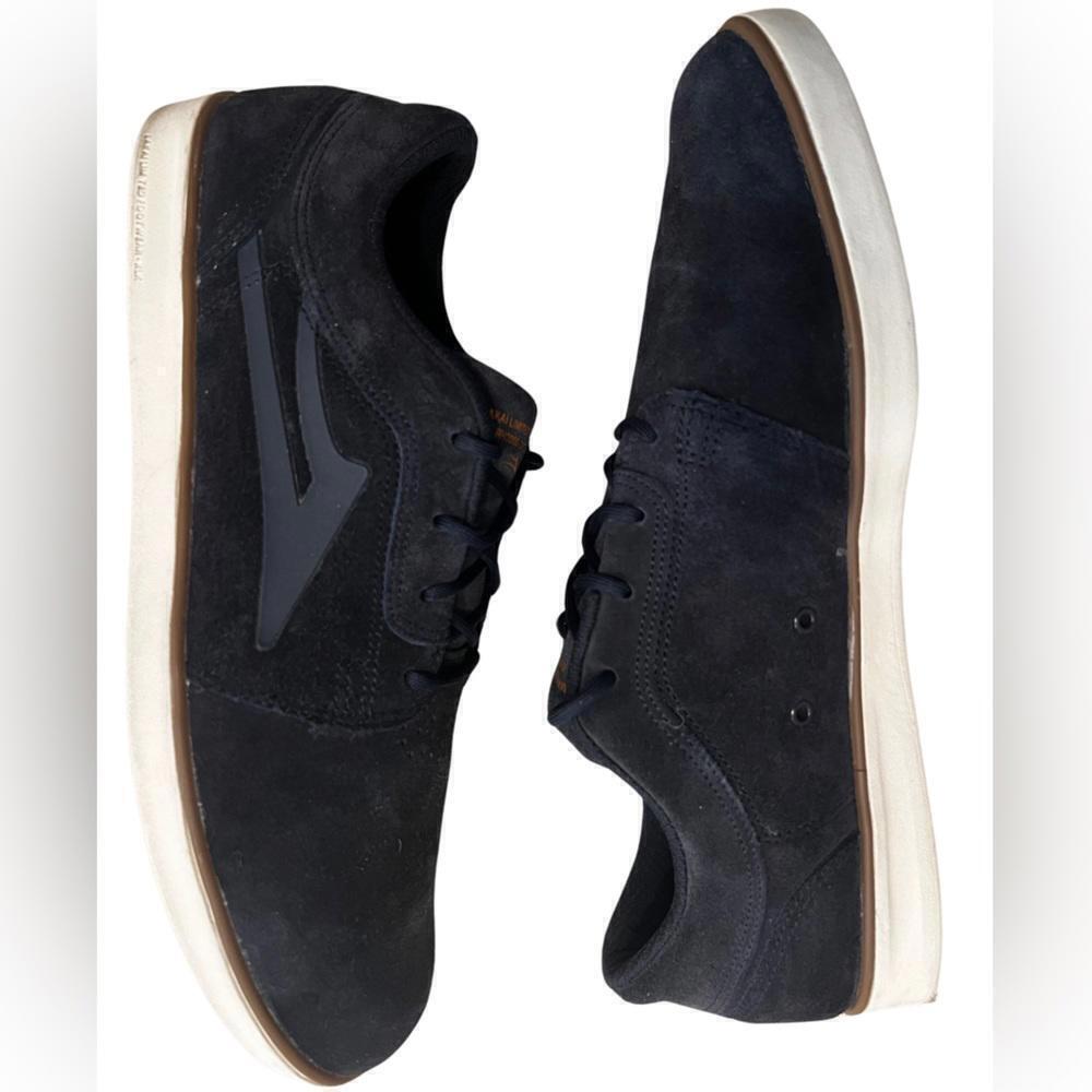 Lakai Howard Skateboard Shoes sneakers Blue Suede size 12